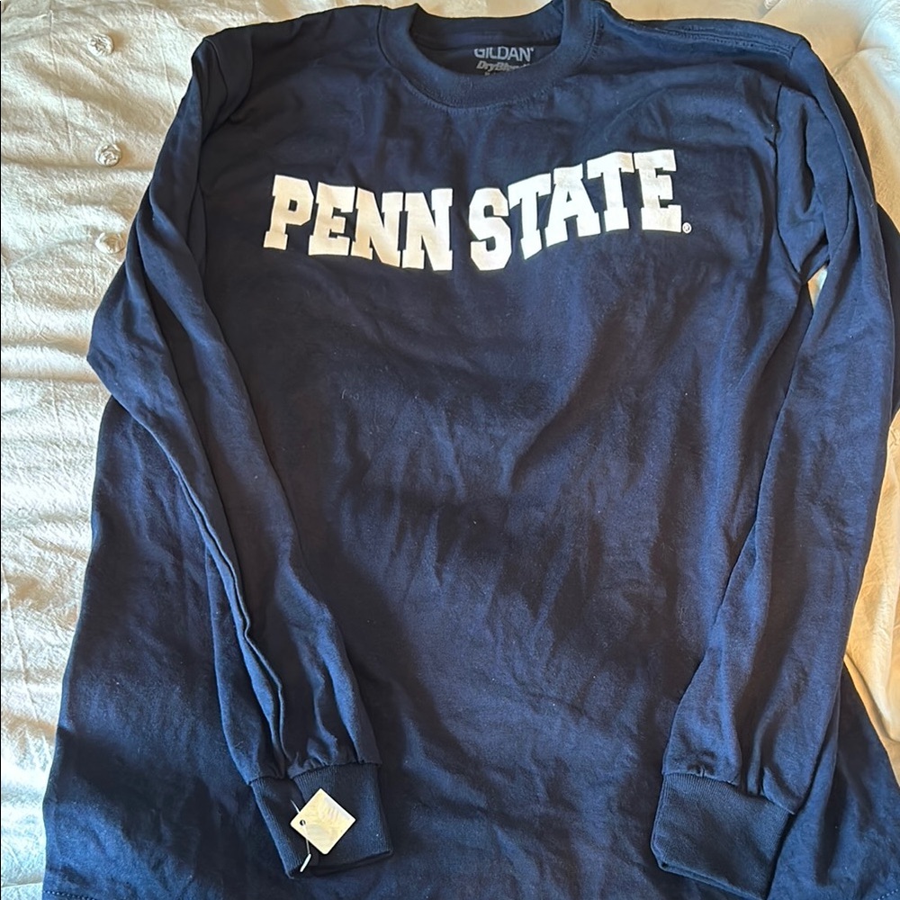 Gildan Penn State Navy Long Sleeve Shirt
